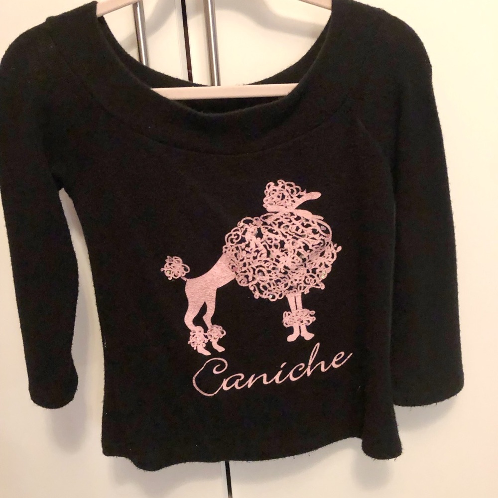Black/pink top